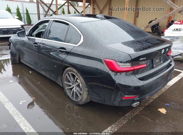3MW5R7J07L8B24714 2020 BMW 3 SERIES Black უკანა მარცხენა