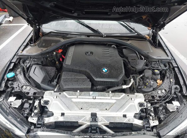 3MW5R7J07L8B24714 2020 BMW 3 SERIES Black უკანა ხედი