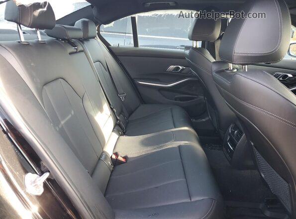 3MW5R7J07N8C36500 2022 BMW 3 SERIES Black Vista de los asientos traseros