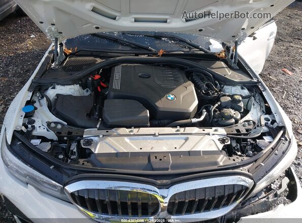 3MW5R7J07N8C48744 2022 BMW 3 SERIES White უკანა ხედი