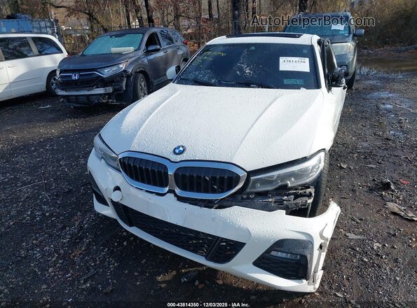 3MW5R7J07N8C48744 2022 BMW 3 SERIES White წინა პანელის ხედი