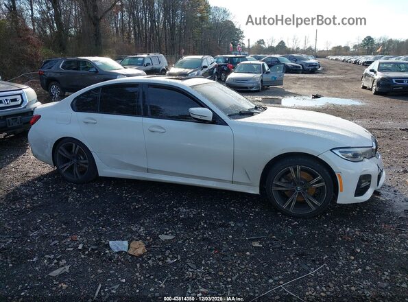3MW5R7J07N8C48744 2022 BMW 3 SERIES White ხელსაწყოთა პანელის ხედი