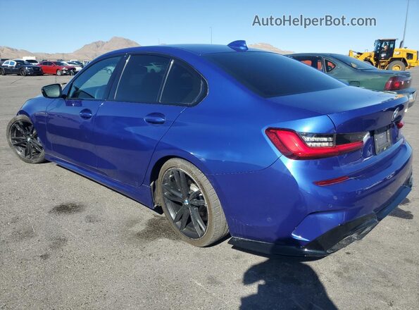 3MW5U7J04M8B60179 2021 BMW M3 Blue Задня ліва чверть