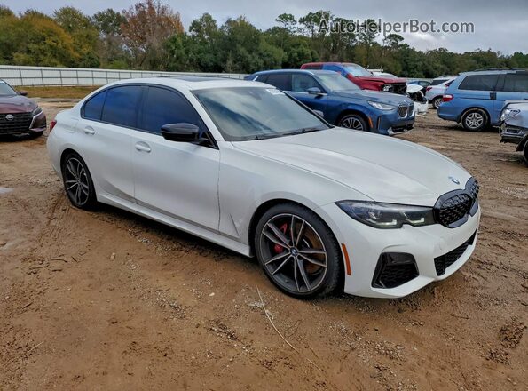 3MW5U7J07N8C40450 2022 BMW M3 White წინა მარჯვენა