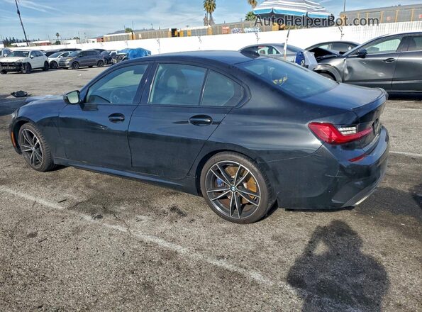3MW5U7J0XM8B53348 2021 BMW M3 Black უკანა მარცხენა