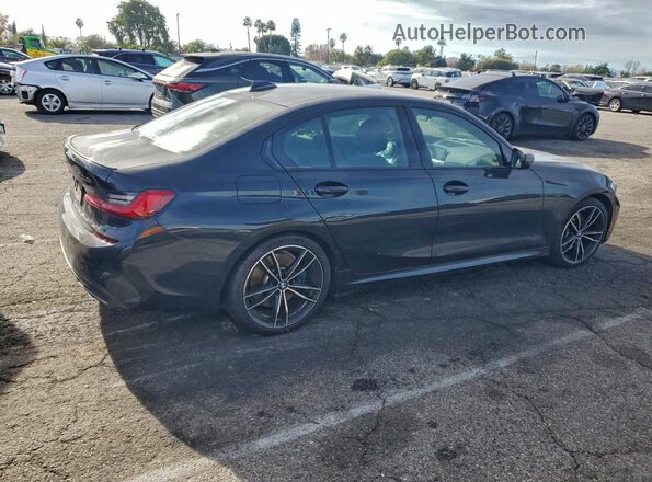 3MW5U7J0XM8B53348 2021 BMW M3 Black უკანა მარჯვენა