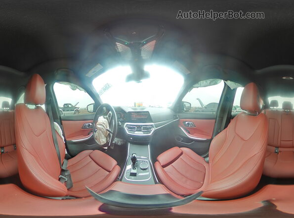 3MW5U9J02N8C74789 2022 BMW M3 White Вид наклейки з VIN-кодом