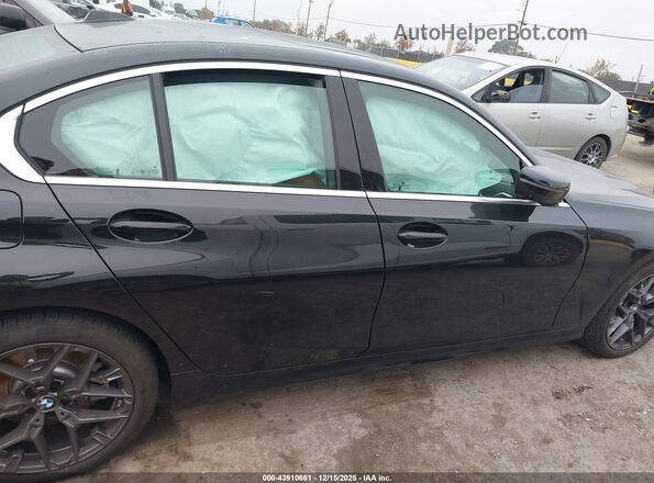 3MW69CW00S8F72510 2025 BMW 3 SERIES Black უკანა სალონის ხედი