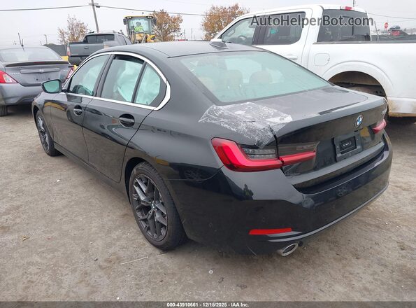 3MW69CW00S8F72510 2025 BMW 3 SERIES Black უკანა მარცხენა