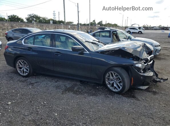 3MW69CW02S8F32980 2025 BMW 3 SERIES Черный Передняя правая четверть