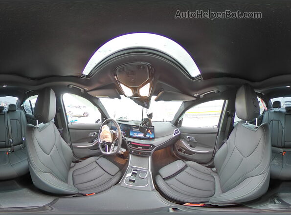 3MW69CW07S8F12109 2025 BMW 3 SERIES Gray Vista de la etiqueta del VIN