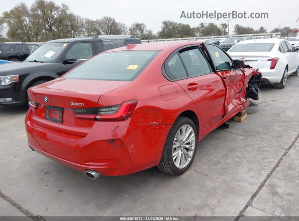 3MW69FF00P8D72705 2023 BMW 3 SERIES Red Tył prawy
