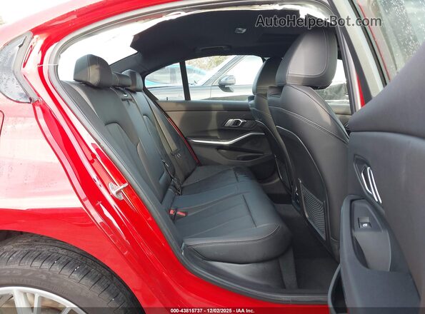 3MW69FF00P8D72705 2023 BMW 3 SERIES Red Widok naklejki z numerem VIN