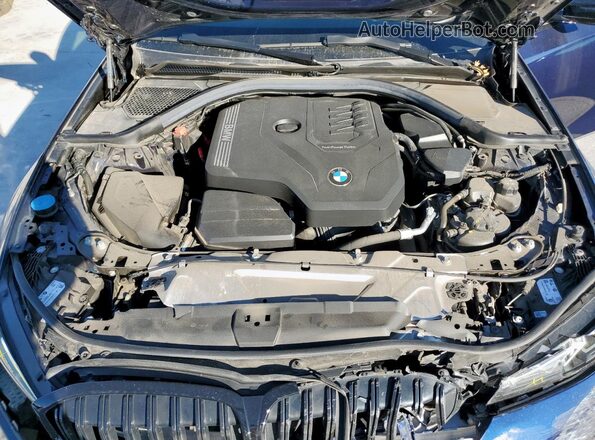 3MW69FF05R8E11159 2024 BMW 3 SERIES Blue Widok wnętrza z tyłu