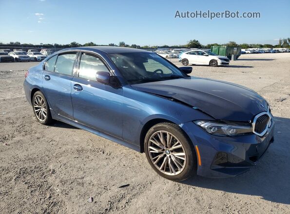 3MW69FF09P8D71861 2023 BMW 3 SERIES Blue Передня права чверть