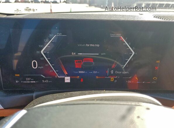 3MW69FF0XP8C91789 2023 BMW 3 SERIES Black Widok zestawu wskaźników