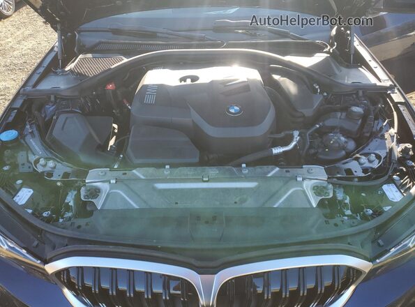 3MW89CW00S8E95257 2025 BMW 3 SERIES Синий Вид задней части салона