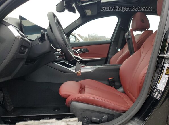 3MW89CW05S8F71801 2025 BMW 3 SERIES Черный Вид салона спереди