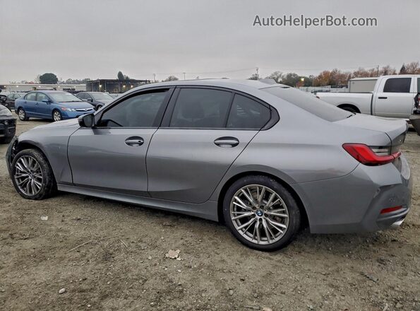 3MW89FF01P8D74911 2023 BMW 3 SERIES Charcoal Tył lewy