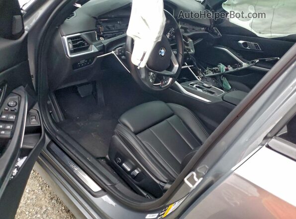 3MW89FF01P8D74911 2023 BMW 3 SERIES Charcoal Widok deski rozdzielczej