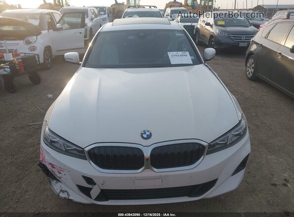 3MW89FF04P8D73350 2023 BMW 3 SERIES White Widok deski rozdzielczej