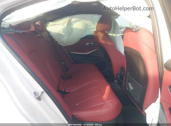 3MW89FF04P8D73350 2023 BMW 3 SERIES White Widok naklejki z numerem VIN