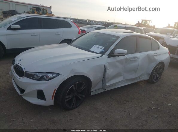 3MW89FF04P8D73350 2023 BMW 3 SERIES White Widok wnętrza z tyłu