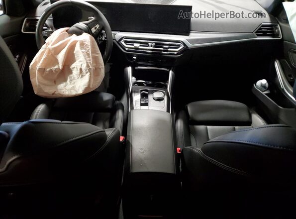3MW89FF05R8E12918 2024 BMW 3 SERIES Black Dashboard view