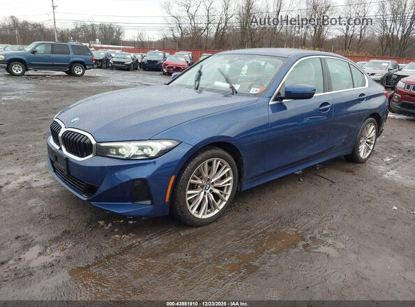 3MW89FF07R8E21975 2024 BMW 3 SERIES Dark Blue წინა მარცხენა ხედი სამი მეოთხედიდან