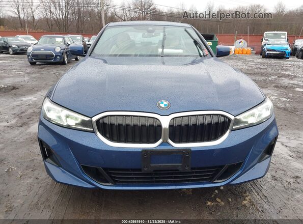 3MW89FF07R8E21975 2024 BMW 3 SERIES Dark Blue ხელსაწყოთა პანელის ხედი