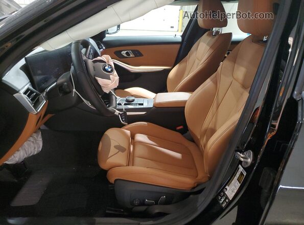 3MW89FF07R8E25847 2024 BMW 3 SERIES Black Widok wnętrza z przodu