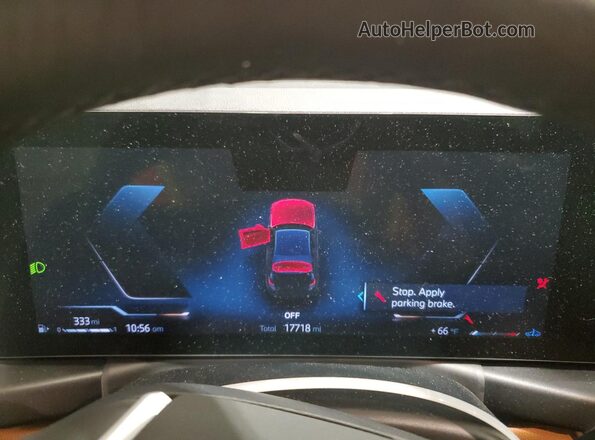 3MW89FF07R8E25847 2024 BMW 3 SERIES Black Widok zestawu wskaźników