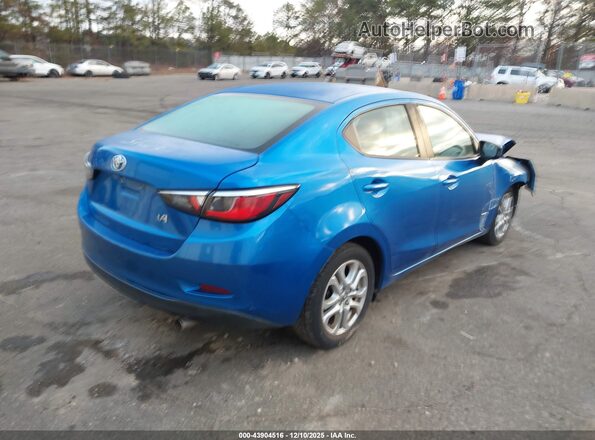 3MYDLBYV6HY181760 2017 TOYOTA YARIS IA Blue Rear right