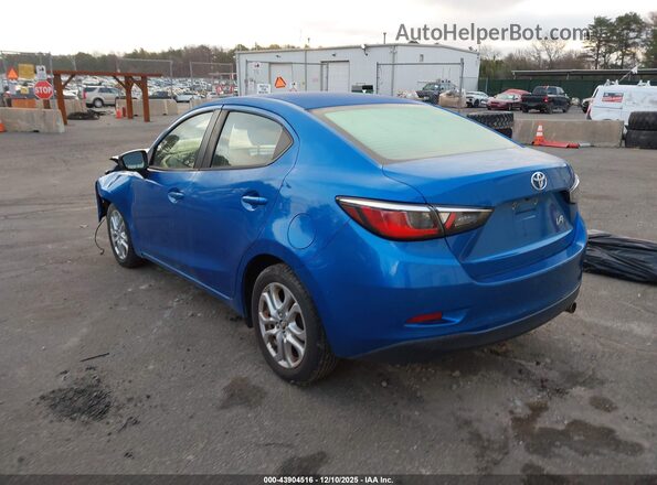 3MYDLBYV6HY181760 2017 TOYOTA YARIS IA Blue Rear left