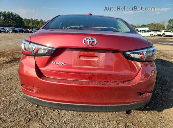 3MYDLBYVXKY513352 2019 TOYOTA YARIS Red Вид ззаду