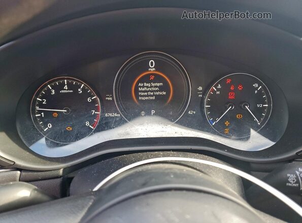3MZBPAAM6PM372149 2023 MAZDA 3 White Vista del cuadro de instrumentos