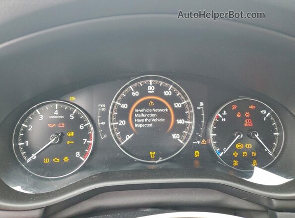 3MZBPABM2RM417895 2024 MAZDA 3 Beige Вид щитка приладів