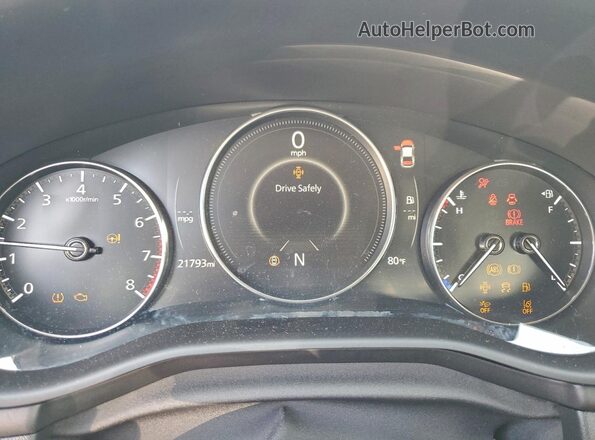 3MZBPABM2RM425981 2024 MAZDA 3 Gray Вид щитка приладів