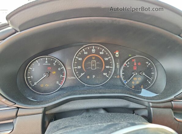 3MZBPABM9SM466016 2025 MAZDA 3 Black Вид щитка приладів