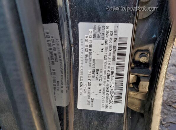 3MZBPABMXRM413416 2024 MAZDA 3 Charcoal Vista de la etiqueta del VIN