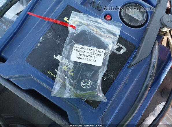 3MZBPACL7LM133014 2020 MAZDA 3 Black წინა პანელის ხედი