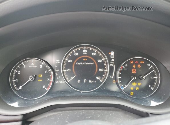 3MZBPACL8MM251705 2021 MAZDA 3 Gray Вид щитка приладів
