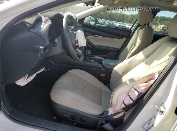3MZBPACM4SM462762 2025 MAZDA 3 White Widok wnętrza z przodu