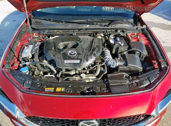 3MZBPBAY9NM300738 2022 MAZDA 3 Red Սալոնի հետևի տեսք