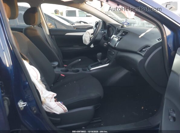 3N1AB7AP1KY273351 2019 NISSAN SENTRA Blue Vista interior delantera