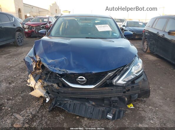 3N1AB7AP1KY273351 2019 NISSAN SENTRA Blue Vista interior trasera