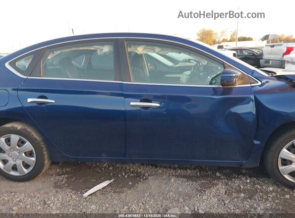 3N1AB7AP1KY273351 2019 NISSAN SENTRA Blue Vista interior de 360 grados