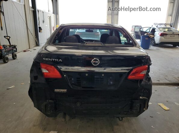 3N1AB7AP4JY325330 2018 NISSAN SENTRA Black Rear view