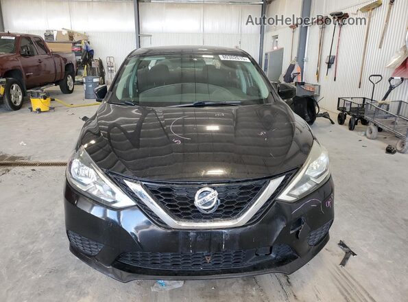 3N1AB7AP4JY325330 2018 NISSAN SENTRA Black Front view