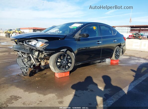 3N1AB7AP6JY293187 2018 NISSAN SENTRA Black Передня ліва чверть